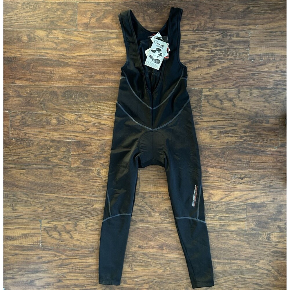 Crosswave Cycling Bib Tights HT-90 RAINTEX Vuelta Padded Thermal Black